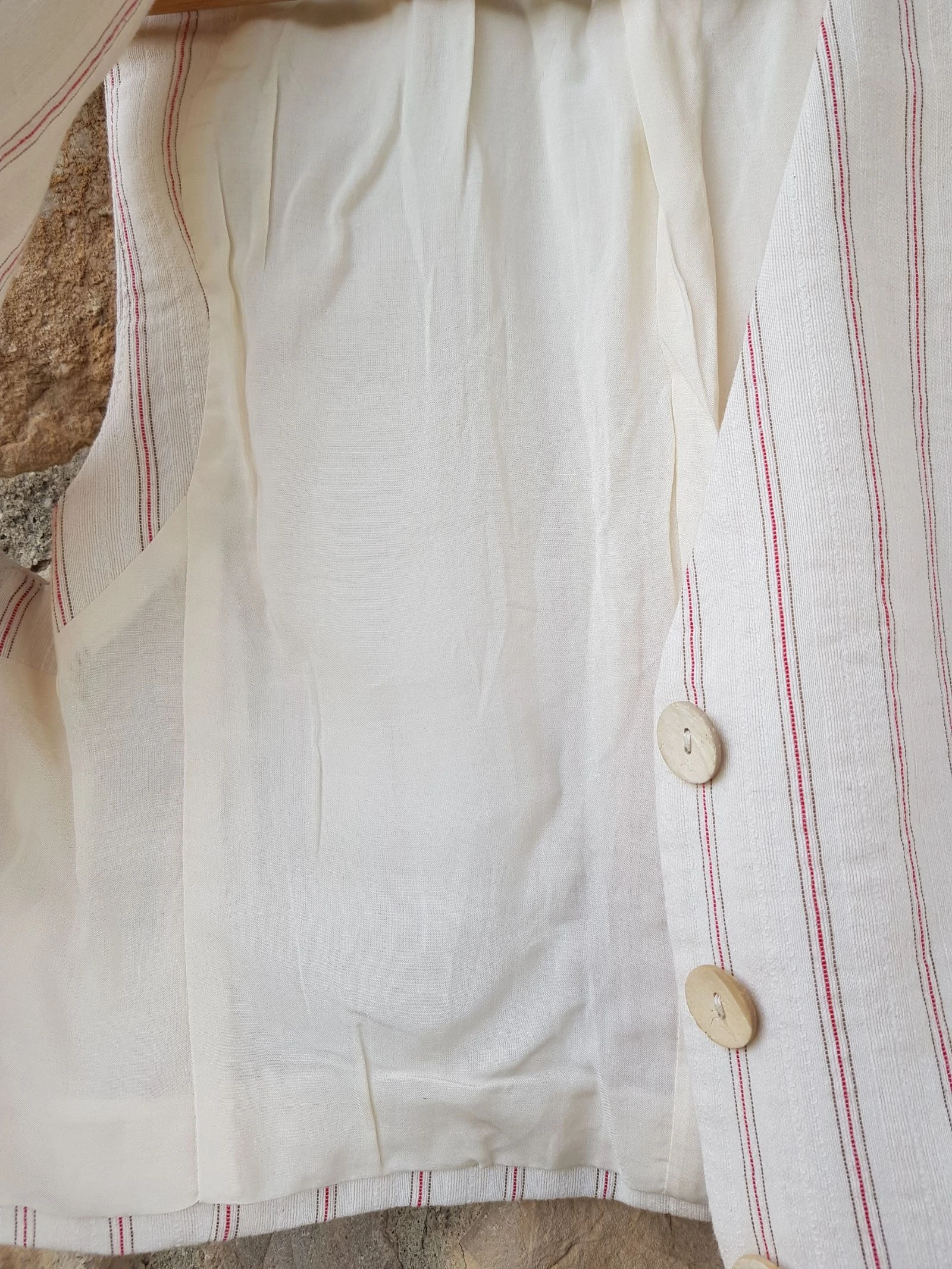 Chaleco sapateiro de riscas Zara S – photo 7